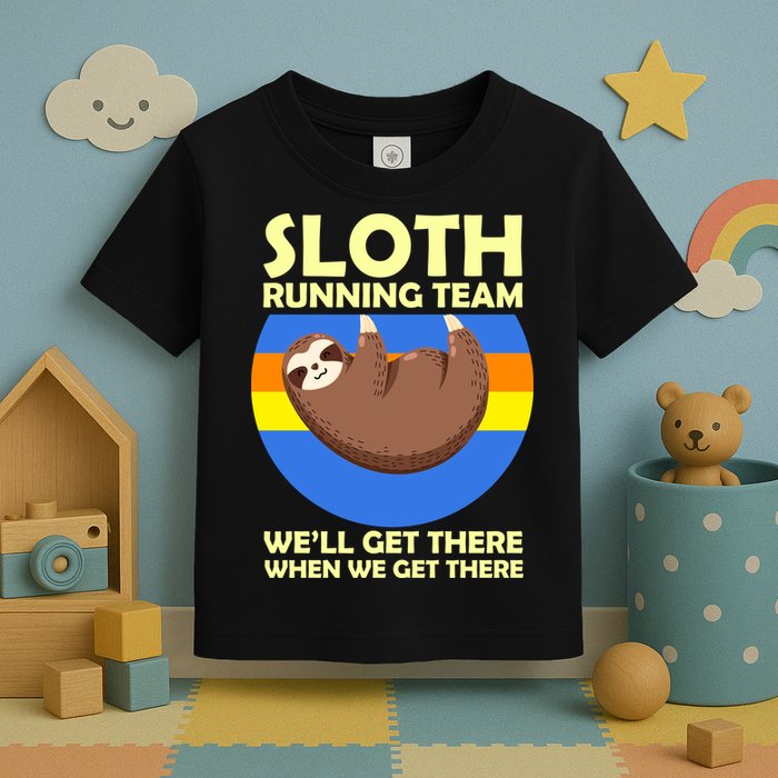 Sloth Running Team Toddler T-Shirt