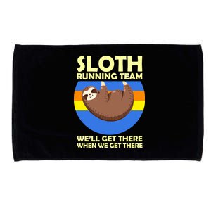 Sloth Running Team Microfiber Hand Towel