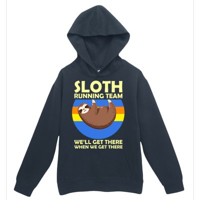 Sloth Running Team Urban Pullover Hoodie