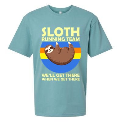 Sloth Running Team Sueded Cloud Jersey T-Shirt