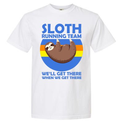 Sloth Running Team Garment-Dyed Heavyweight T-Shirt