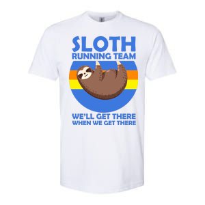 Sloth Running Team Softstyle CVC T-Shirt