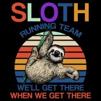 Sloth Running Team Funny Design 16oz Travel Tumbler