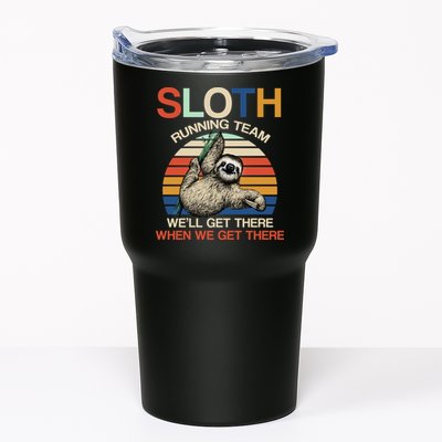 Sloth Running Team Funny Design Tumbler