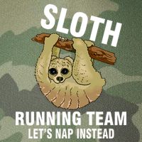 Sloth Running Team Let's Nap Instead Legacy Tie Dye Trucker Hat