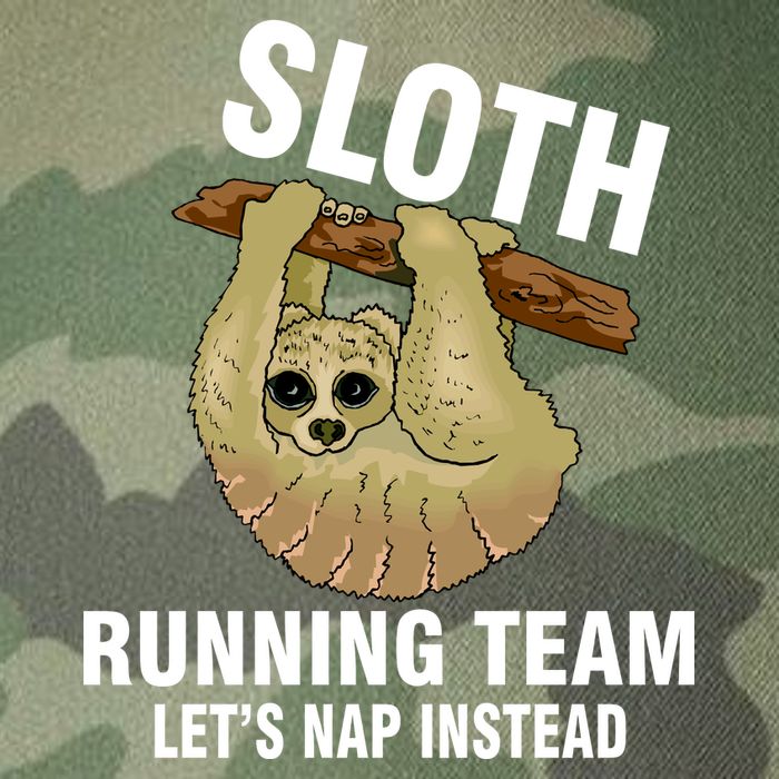 Sloth Running Team Let's Nap Instead Legacy Tie Dye Trucker Hat