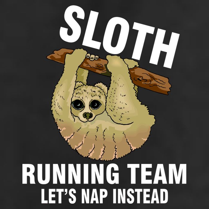 Sloth Running Team Let's Nap Instead Cool Comfort Performance Bucket Hat