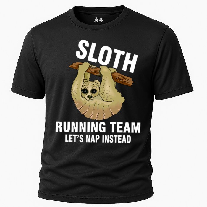 Sloth Running Team Let's Nap Instead Performance Shirt