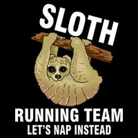 Sloth Running Team Let's Nap Instead Sweatshirt