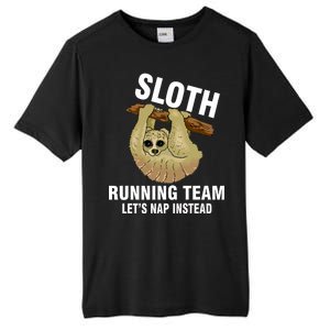 Sloth Running Team Let's Nap Instead Tall Fusion ChromaSoft Performance T-Shirt