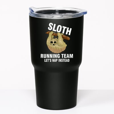 Sloth Running Team Let's Nap Instead Tumbler