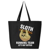 Sloth Running Team Let's Nap Instead 25L Jumbo Tote