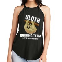 Sloth Running Team Let's Nap Instead Women's Perfect Tri Rocker Tank