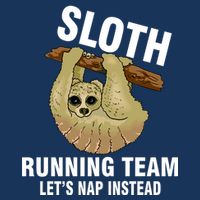 Sloth Running Team Let's Nap Instead Infant Baby Jersey Bodysuit