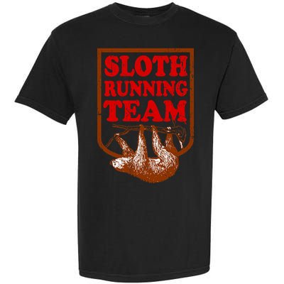 Sloth Running Team Vintage Garment-Dyed Heavyweight T-Shirt