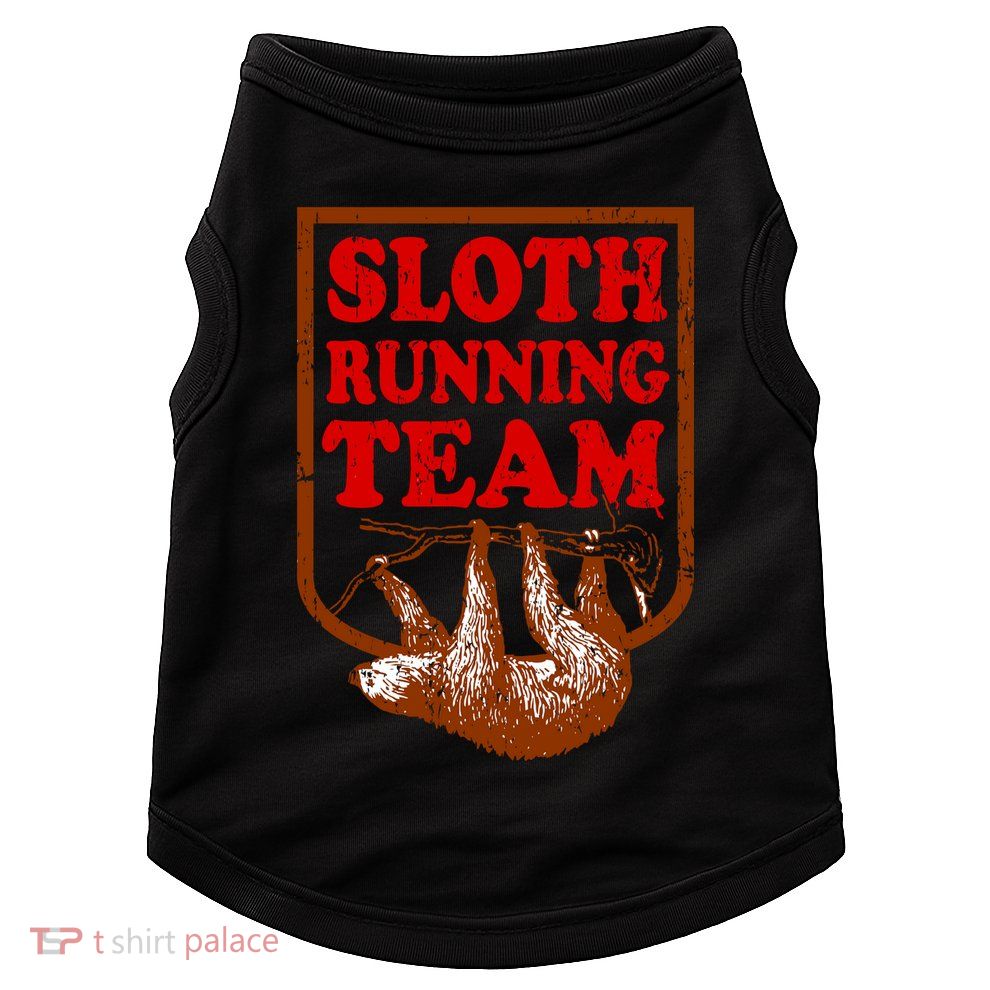 Sloth Running Team Vintage Doggie Tank