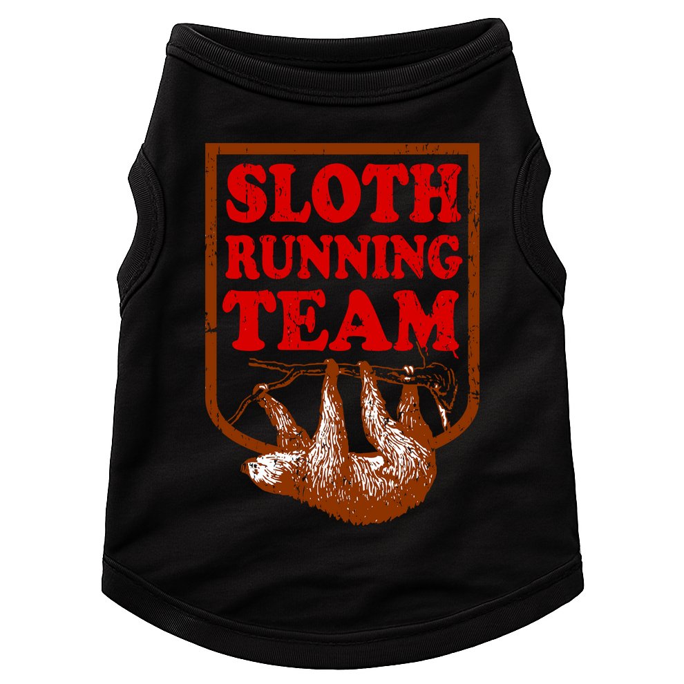 Sloth Running Team Vintage Doggie Tank