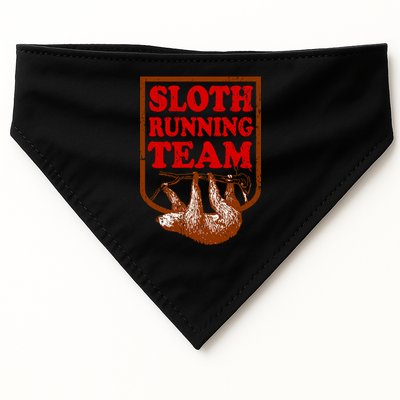 Sloth Running Team Vintage USA-Made Doggie Bandana