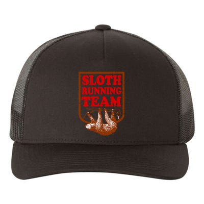 Sloth Running Team Vintage Yupoong Adult 5-Panel Trucker Hat