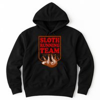 Sloth Running Team Vintage Hoodie