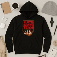 Sloth Running Team Vintage Hoodie