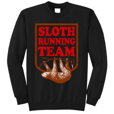Sloth Running Team Vintage Sweatshirt