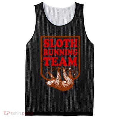 Sloth Running Team Vintage Mesh Reversible Basketball Jersey Tank