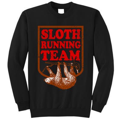 Sloth Running Team Vintage Tall Sweatshirt