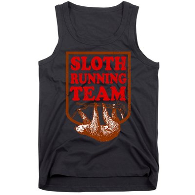 Sloth Running Team Vintage Tank Top