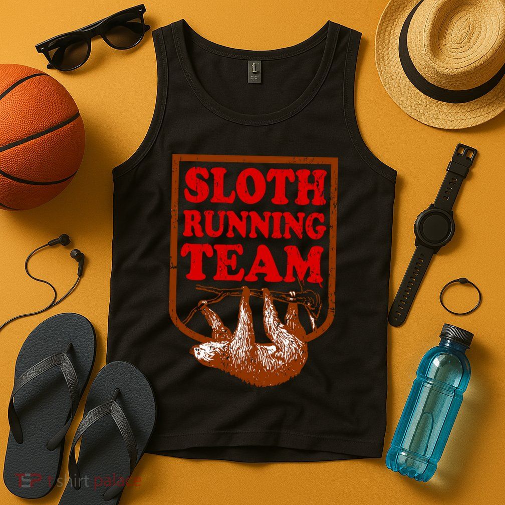 Sloth Running Team Vintage Tank Top