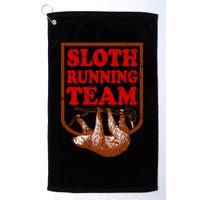 Sloth Running Team Vintage Golf Towel