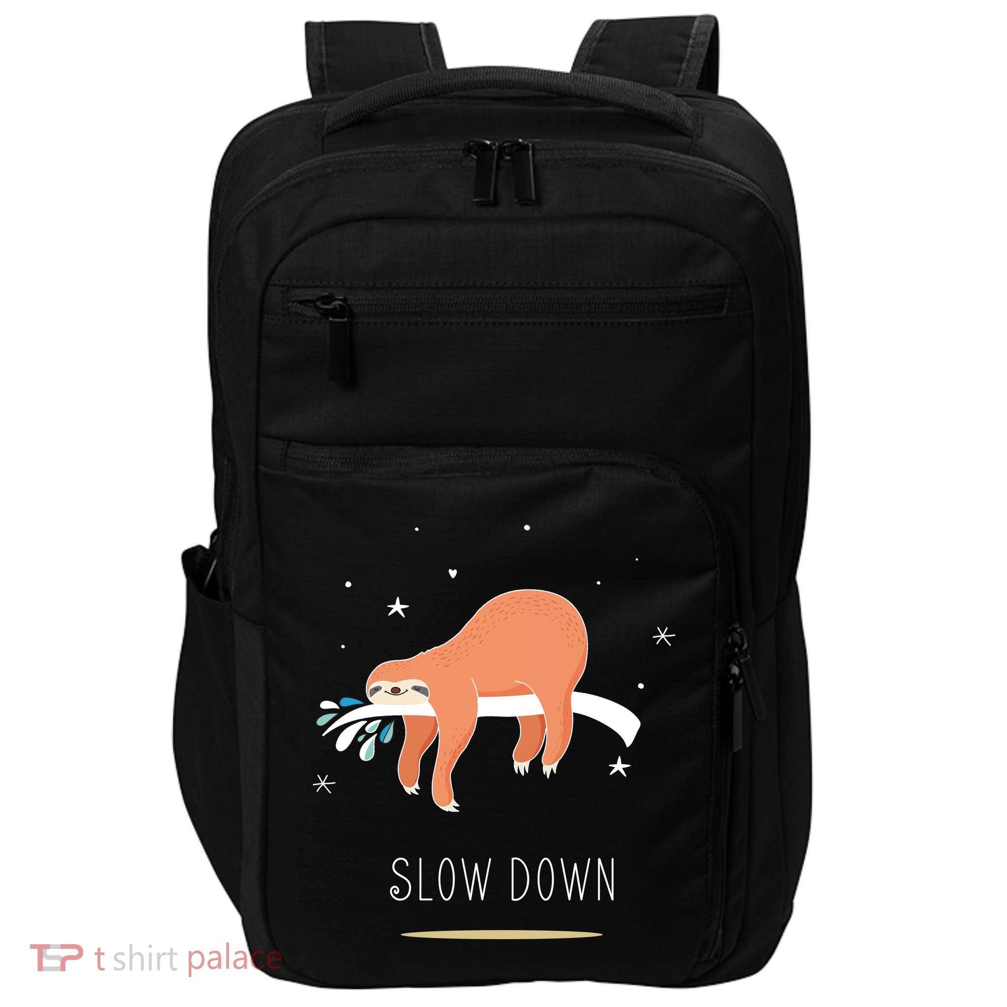 Sloth Slow Down Impact Tech Backpack