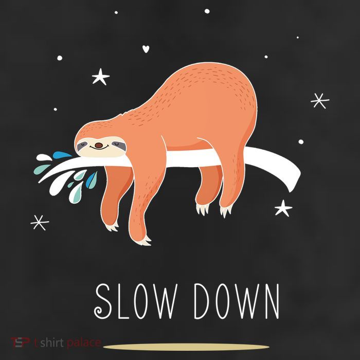 Sloth Slow Down 11oz C Handle Ceramic Mug