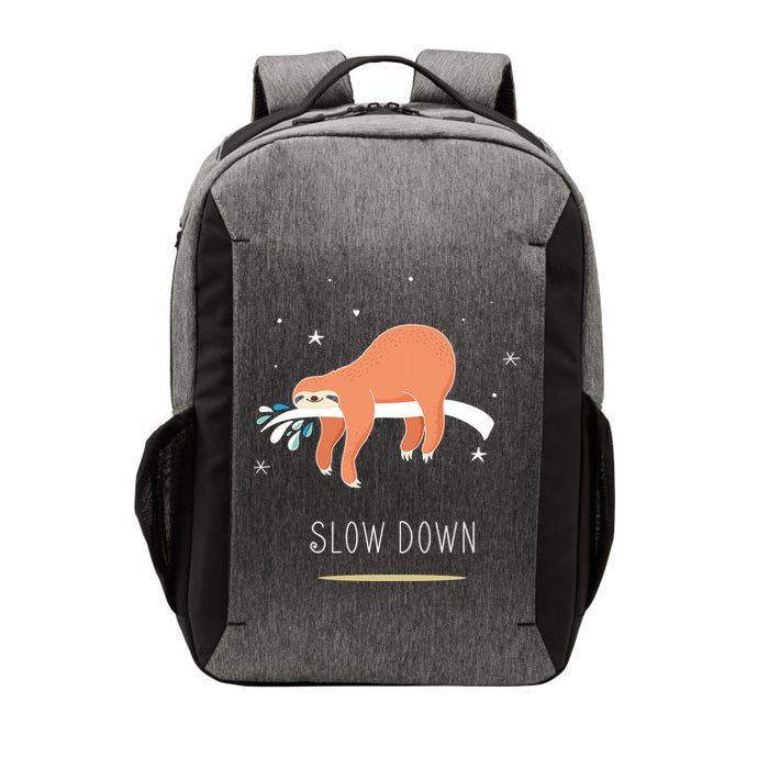 Sloth Slow Down Vector Backpack