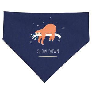 Sloth Slow Down USA-Made Doggie Bandana