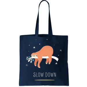 Sloth Slow Down Tote Bag