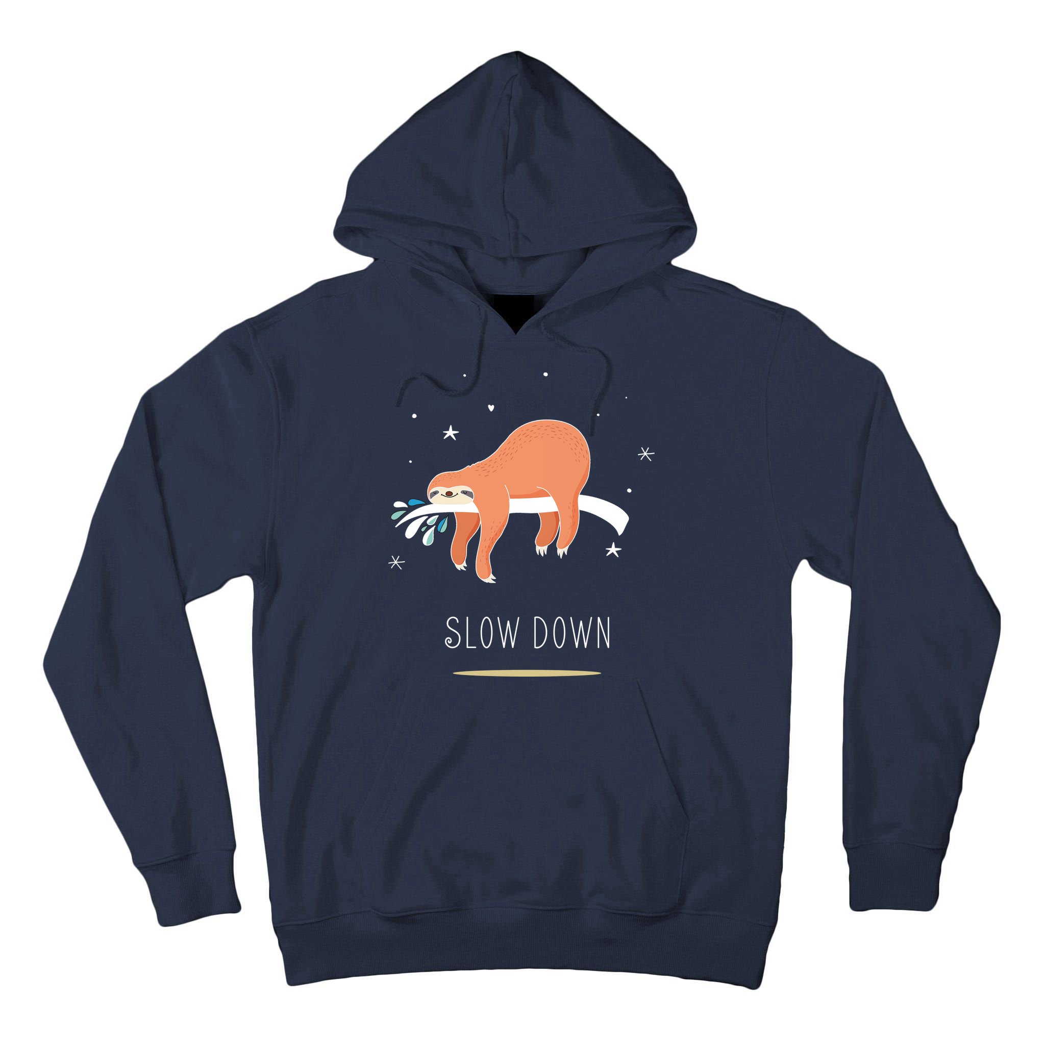 Sloth Slow Down Tall Hoodie