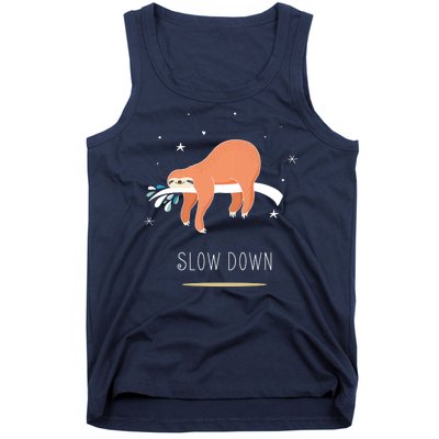 Sloth Slow Down Tank Top