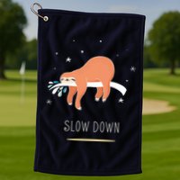 Sloth Slow Down Golf Towel