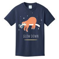 Sloth Slow Down Kids T-Shirt