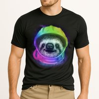 Sloth Spaceman Cooling Performance Crew T-Shirt