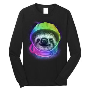 Sloth Spaceman Long Sleeve Shirt