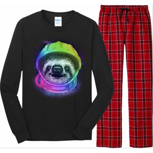 Sloth Spaceman Long Sleeve Pajama Set