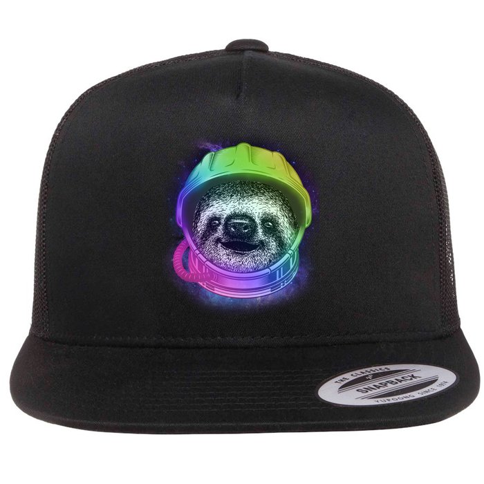 Sloth Spaceman Flatbill Hat