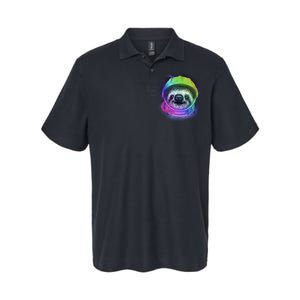 Sloth Spaceman Softstyle Adult Sport Polo