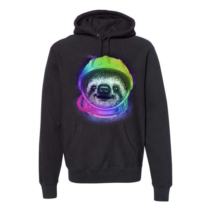 Sloth Spaceman Premium Hoodie