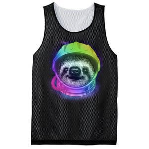 Sloth Spaceman Mesh Reversible Basketball Jersey Tank