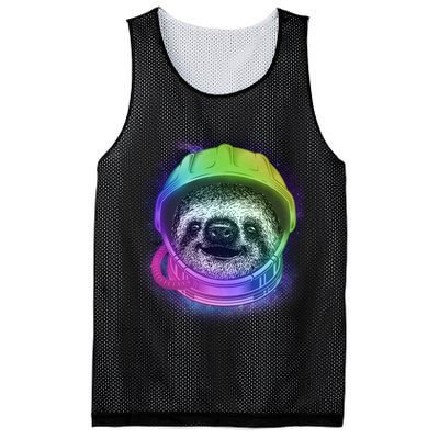 Sloth Spaceman Mesh Reversible Basketball Jersey Tank