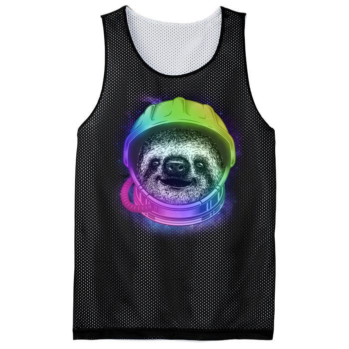 Sloth Spaceman Mesh Reversible Basketball Jersey Tank