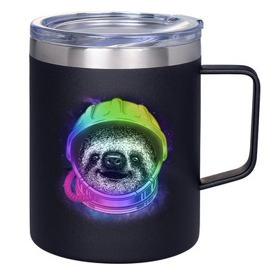 Sloth Spaceman 12oz Stainless Steel Coffee Mug